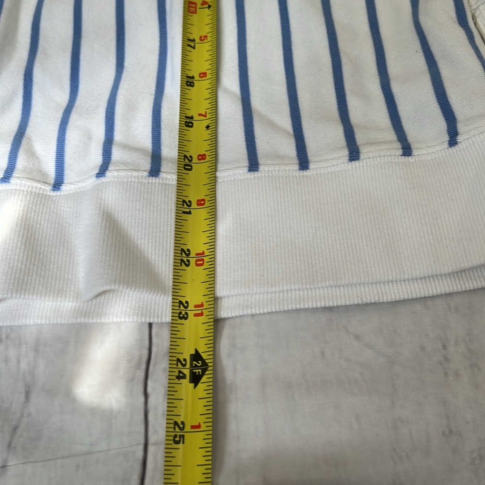 Vineyard Vines Pullover Longsleeve Cotton XS Blue Stripe Whale Sweatshir… - Picture 4 of 7